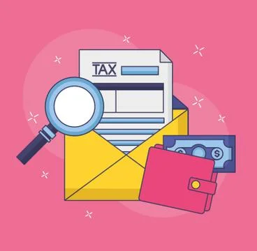 Tax payment concept Ilustração Stock