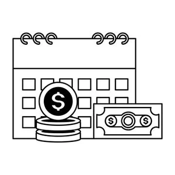 Tax payment concept Illustrazione stock