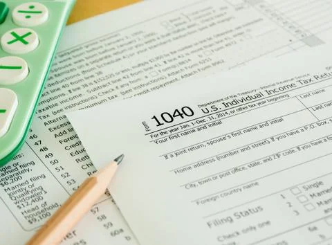 Tax plan 스톡 사진