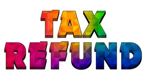 Tax Refund 003 Stock Illustration