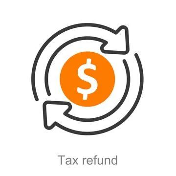 Tax refund Stock Illustration