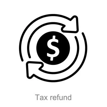 Tax refund Stock Illustration