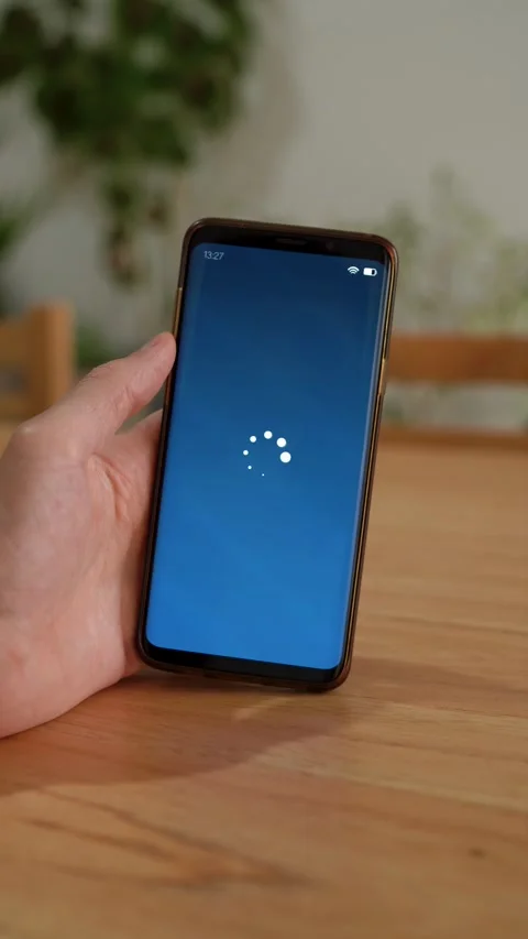 Tax refund processed notification on smartphone. Vertical shot. Video stock 302826189