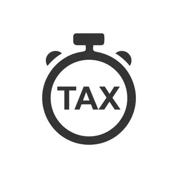 Tax Refund Time Icon Stock Illustration