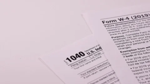 Tax reporting Stock Footage 121843229