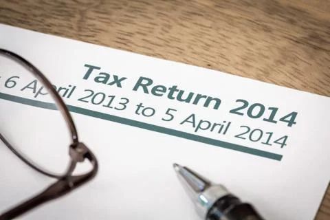 Tax return 2014 Stock Photos