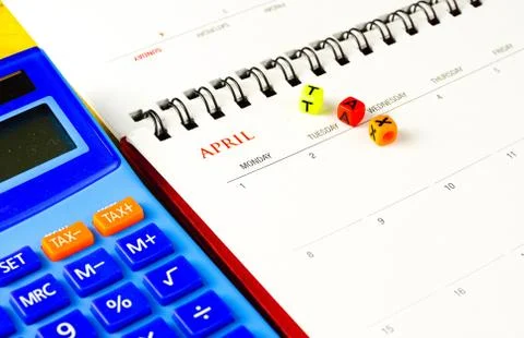 Tax return conceptual Stock Photos
