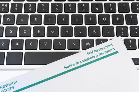Tax return form Stock Photos