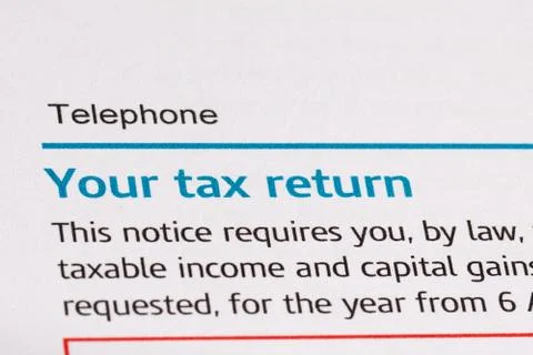 Tax return Stock Photos