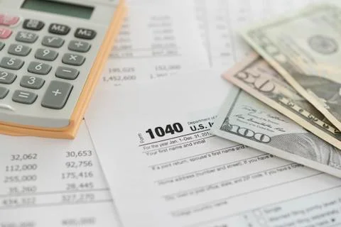 Tax return Stock Photos