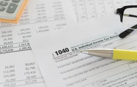 Tax return Stock Photos
