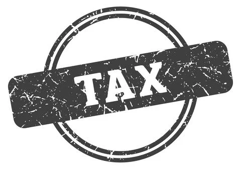 Tax stamp Stock Illustration