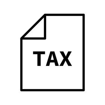 Tax Statement. Tax document. Vector. Stock Illustration