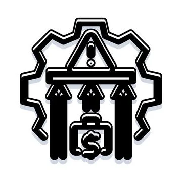 Tax system complexity problem with financial alert 스톡 일러스트