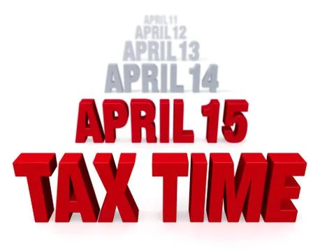 Tax time is coming Stock Illustration