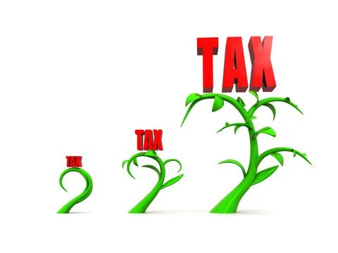 Tax tree Stock Illustration