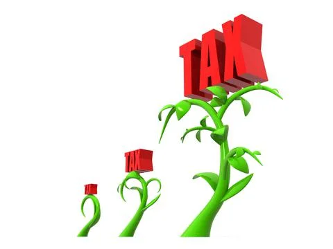 Tax tree Stock Illustration