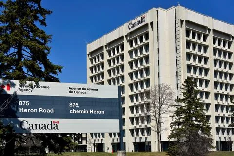 The Taxation Data Centre Complex of the Canada Revenue Agency in Ottawa Stock Photos