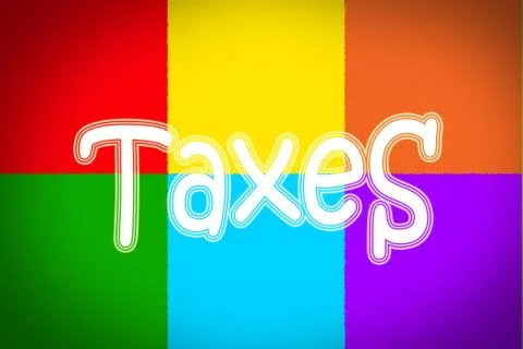 Taxes concept Stock Illustration