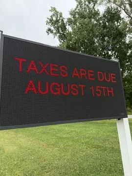 Taxes Due Stock Photos