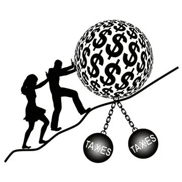 Taxes Illustrazione stock