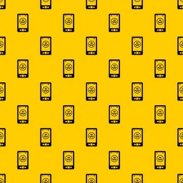Taxi app in phone pattern vector Stock Illustration