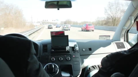 Taxi cab inside 스톡 동영상 57110431