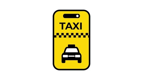 Taxi Door Sticker Stock Footage 334367122