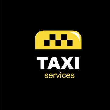 Taxi emblem Stock Illustration