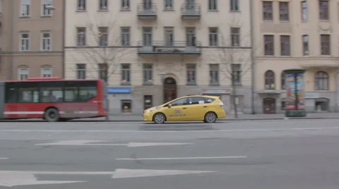 Taxi Stock Footage 33994900