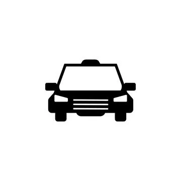 Taxi front view icon. Elements of transport icon. Premium quality graphic design Stock Illustration