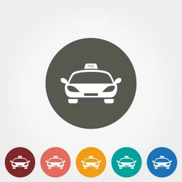 Taxi icon Stock Illustration