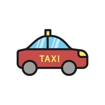 Taxi icon vector design templates simple and modern Stock Illustration