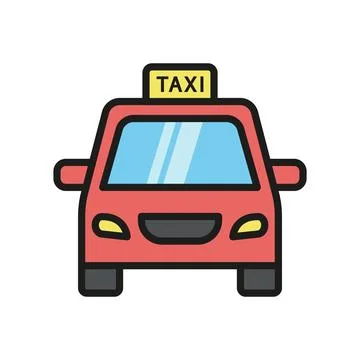 Taxi icon vector design templates simple and modern Stock Illustration