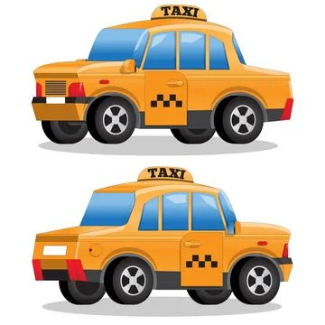 Taxi. Stock Illustration