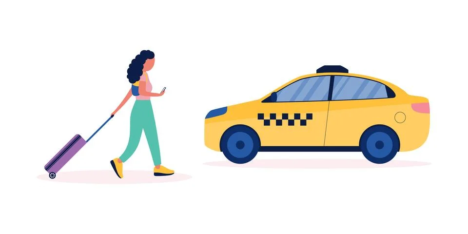 Taxi Stock Illustration