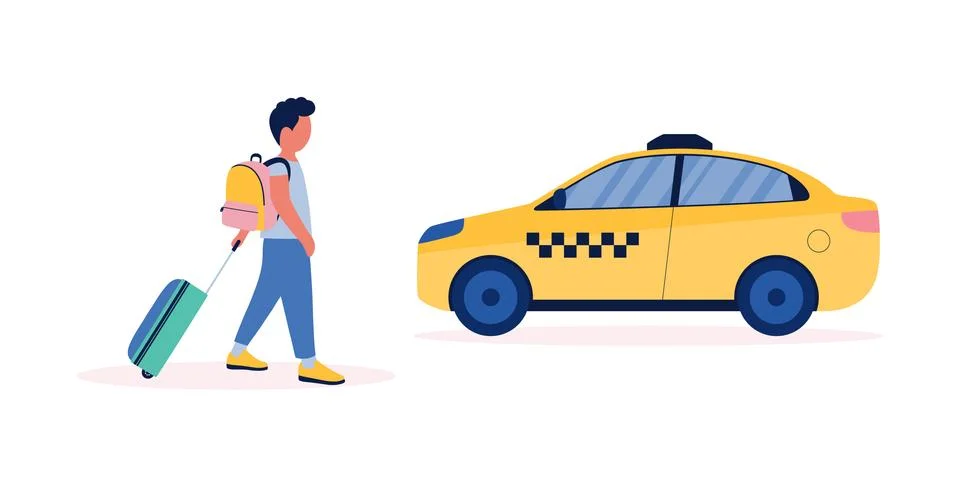 Taxi Stock Illustration
