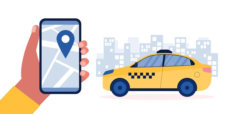 Taxi Stock Illustration