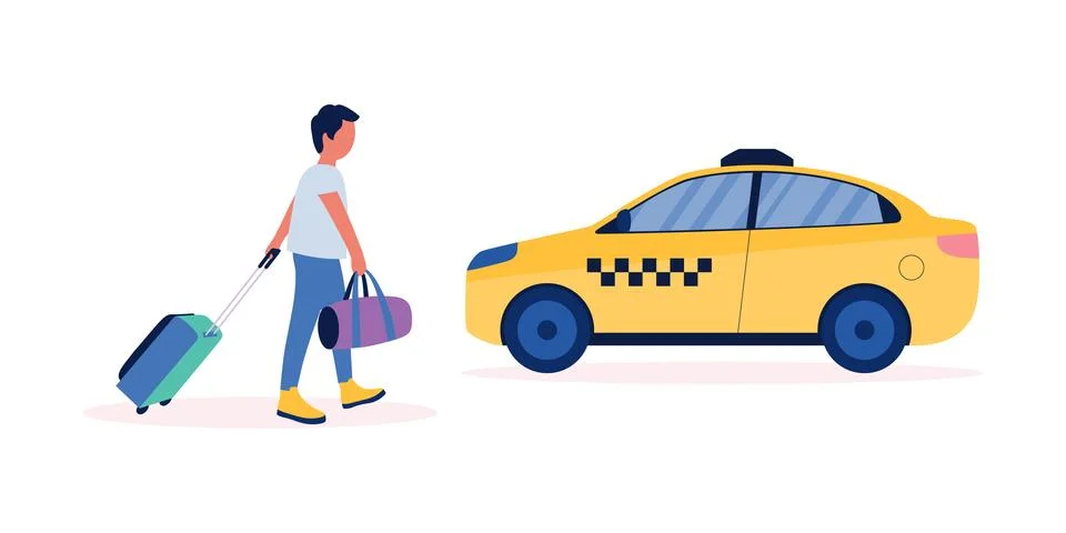 Taxi Stock Illustration
