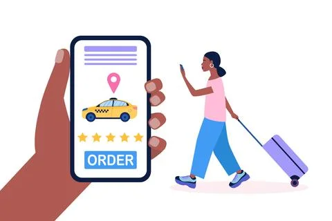 Taxi Stock Illustration