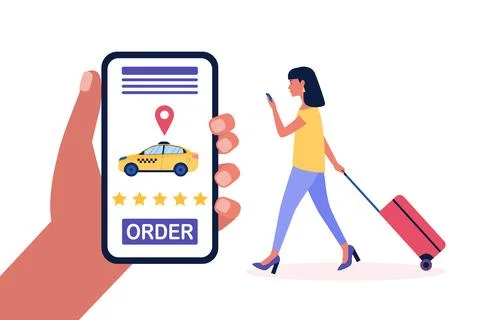 Taxi Stock Illustration