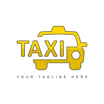Taxi logo creative design Stock Illustration