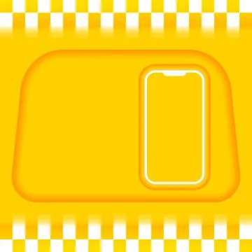 Taxi mobile app Stock Illustration