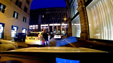 Taxi Nights Stock Footage 88749155