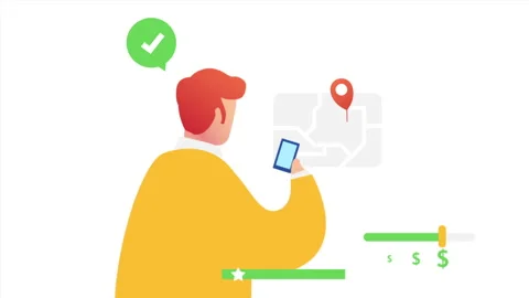 Taxi Order Explainer Stock Footage 219572490