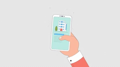 Taxi Order On Mobile Application Choose Location On Alpha Channel Stock Footage 282889587