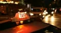 Taxi Parisien. Timelapse. HD Footage