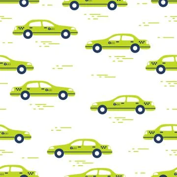Taxi pattern. Stock-Illustration