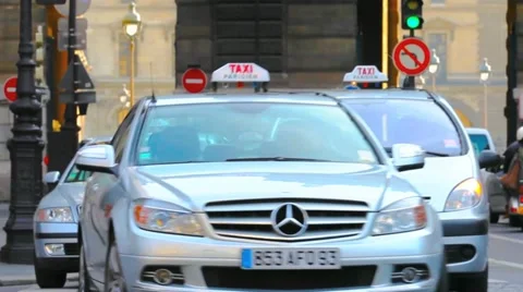 Taxicab Stock Footage 11063691