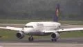 Taxiing Lufthansa airplane HD Footage